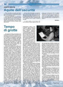 Aquile dell’oscurità – Tempo di grotte – Alpinismo triestino 105/2008