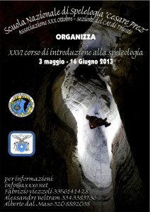 XXVI Corso di Introduzione alla Spelelogia